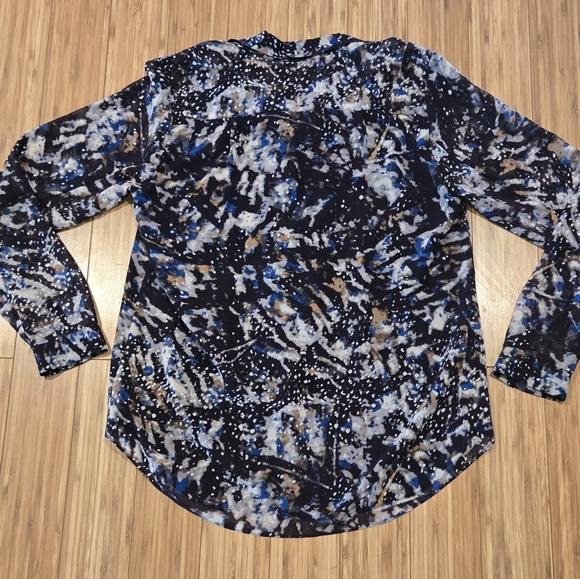 NWOT Cabi Blue Patterned Jacket - Picture 9 of 11